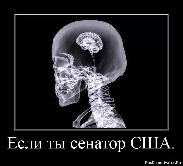 Если ты сенатор США. Если ты сенатор США.