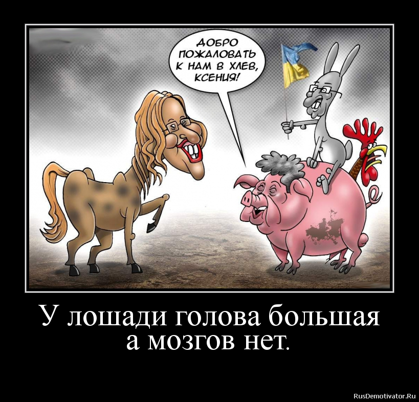 У лошади голова большая
а мозгов нет.
У лошади голова большая
а мозгов нет.