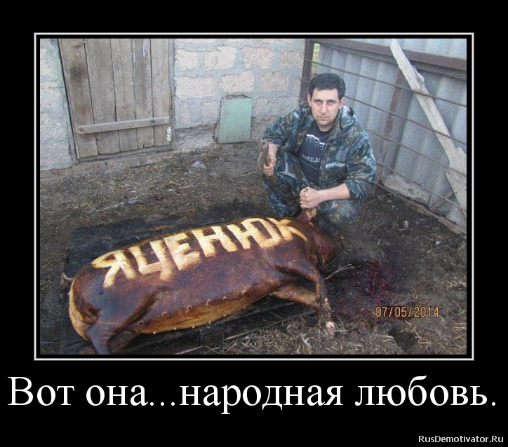 Вот она...народная любовь. Вот она...народная любовь.