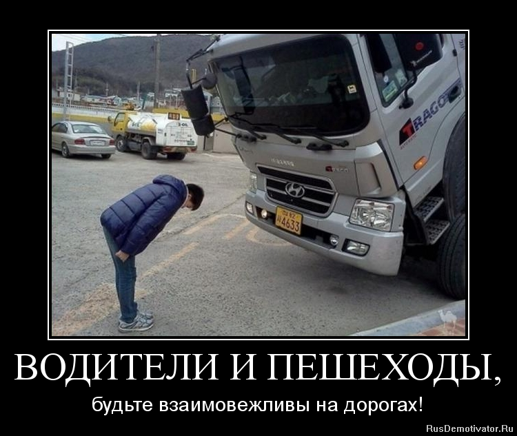 ВОДИТЕЛИ И ПЕШЕХОДЫ, будьте взаимовежливы на дорогах! )))